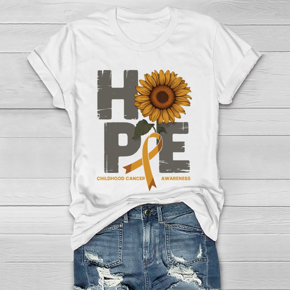 Hope Childhood Cancer Healthwear T-shirt