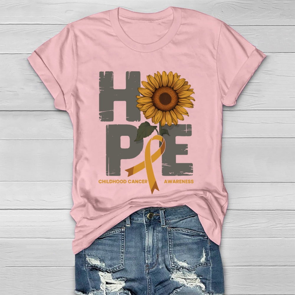 Hope Childhood Cancer Healthwear T-shirt