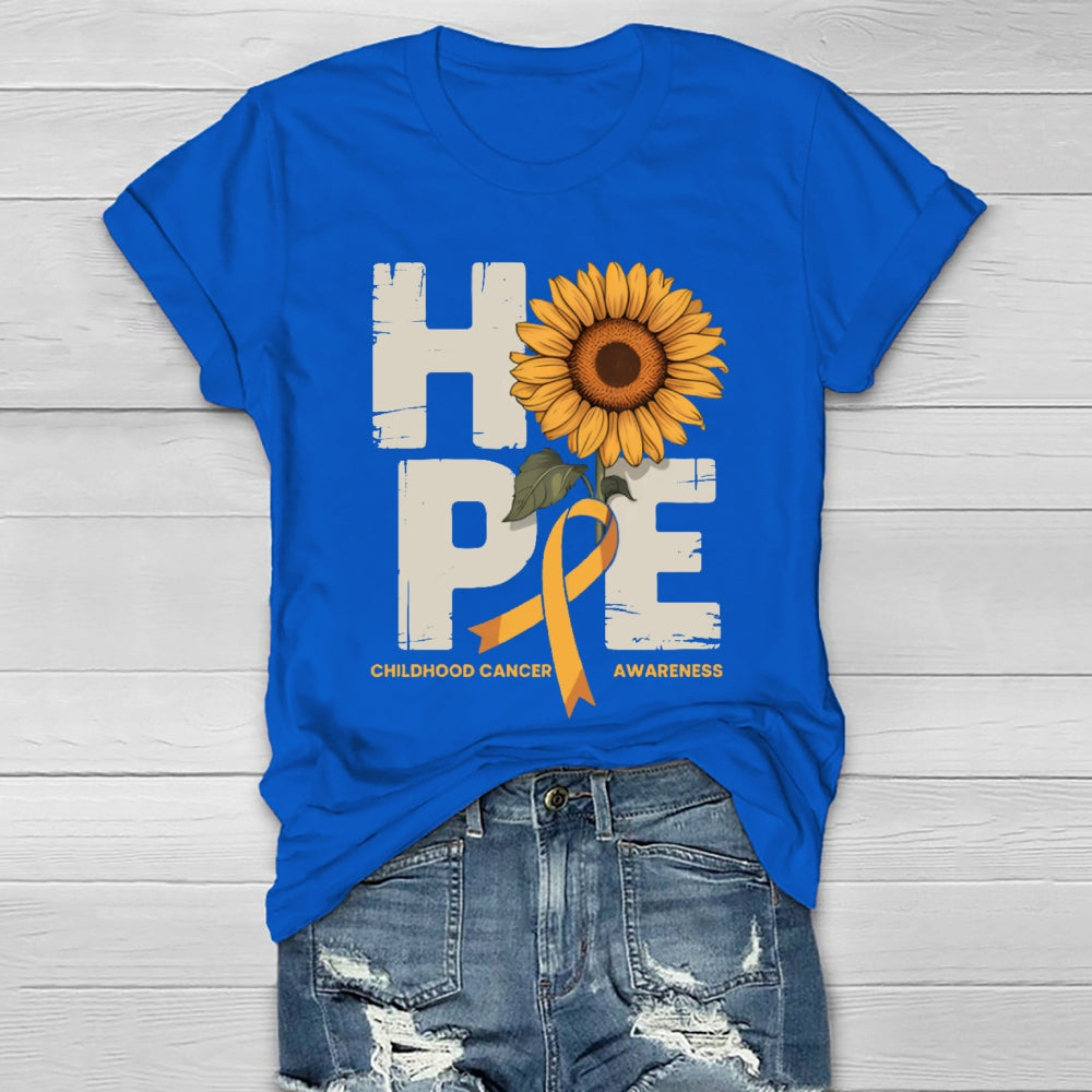 Hope Childhood Cancer Healthwear T-shirt