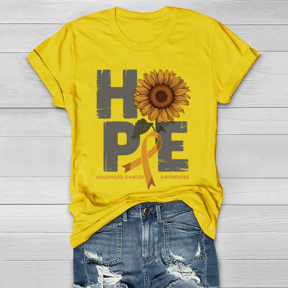 Hope Childhood Cancer Healthwear T-shirt