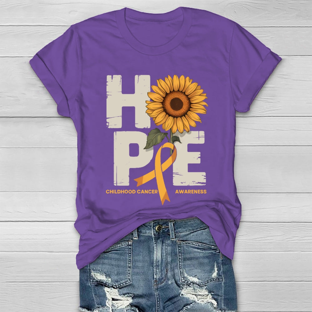 Hope Childhood Cancer Healthwear T-shirt