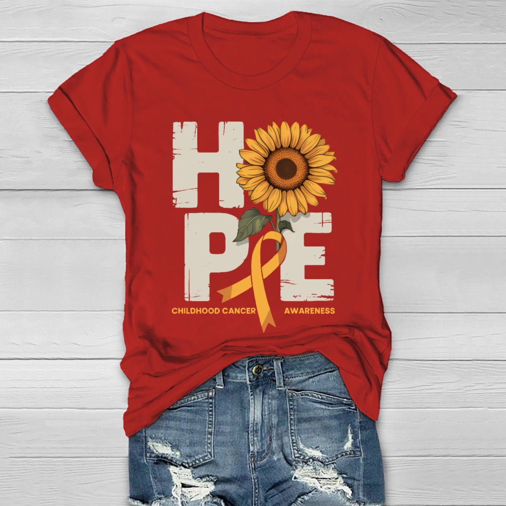 Hope Childhood Cancer Healthwear T-shirt