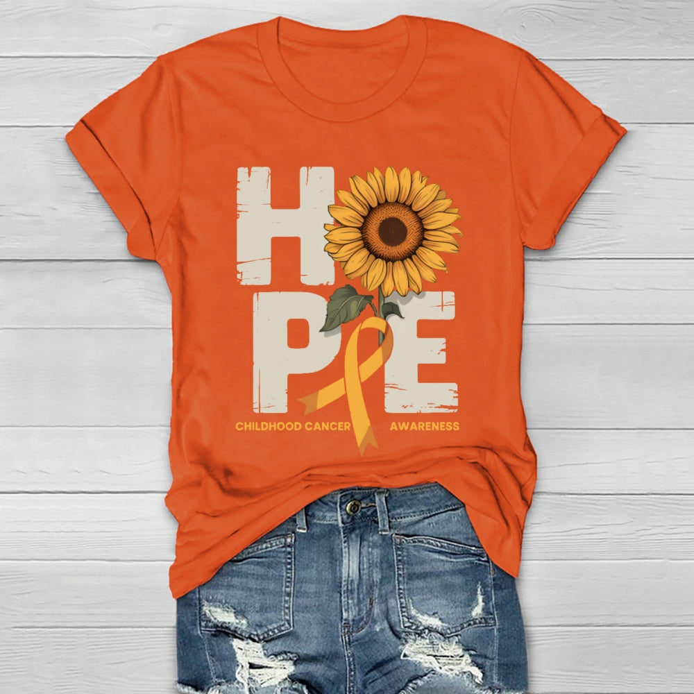 Hope Childhood Cancer Healthwear T-shirt
