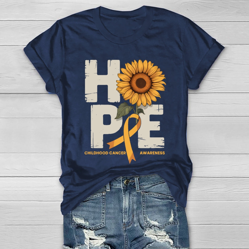 Hope Childhood Cancer Healthwear T-shirt