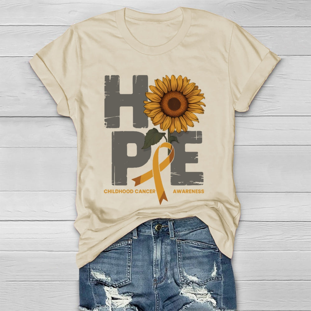 Hope Childhood Cancer Healthwear T-shirt
