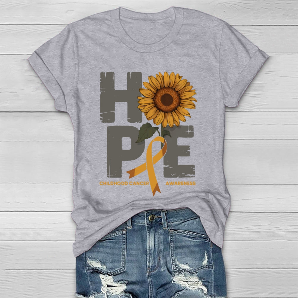 Hope Childhood Cancer Healthwear T-shirt