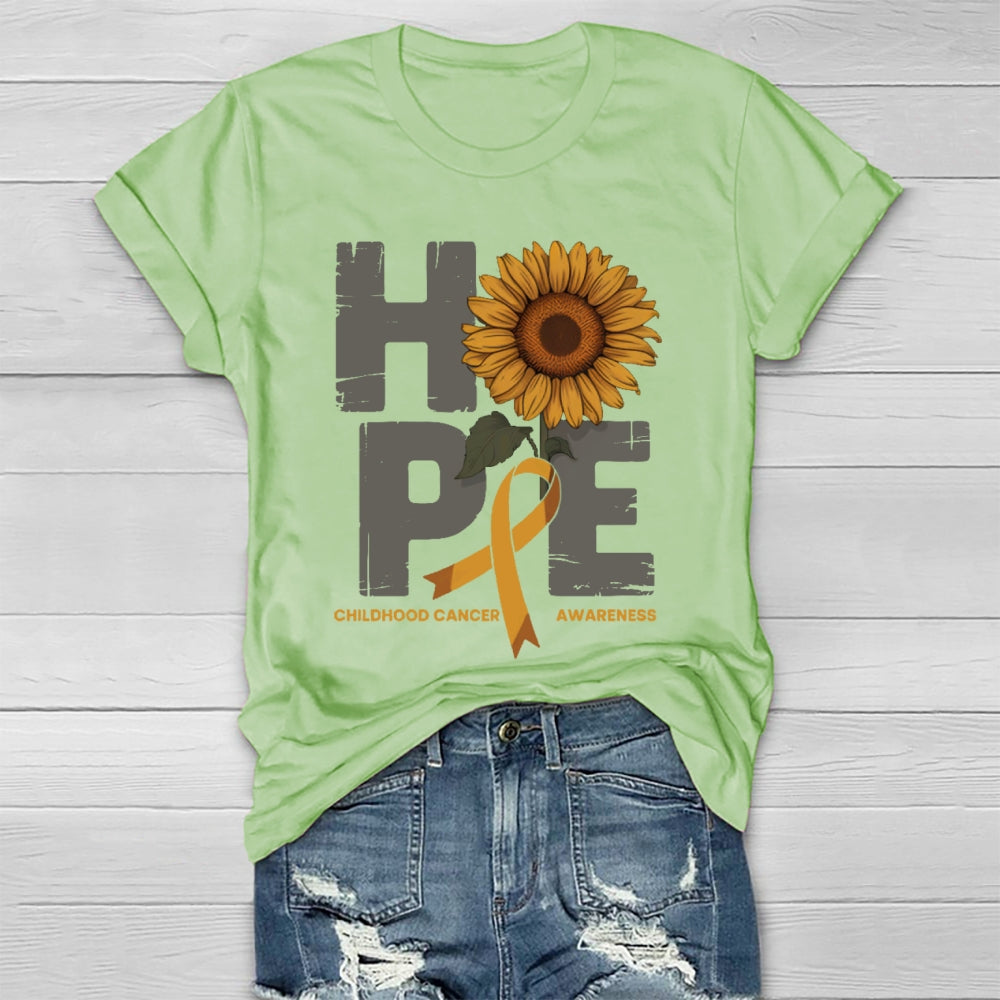 Hope Childhood Cancer Healthwear T-shirt