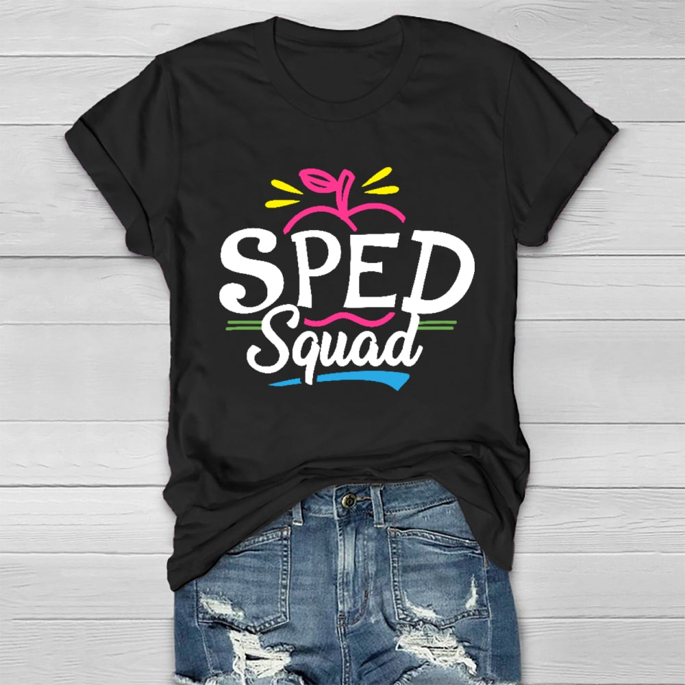 SPED Squad Special Education Healthwear T-shirt