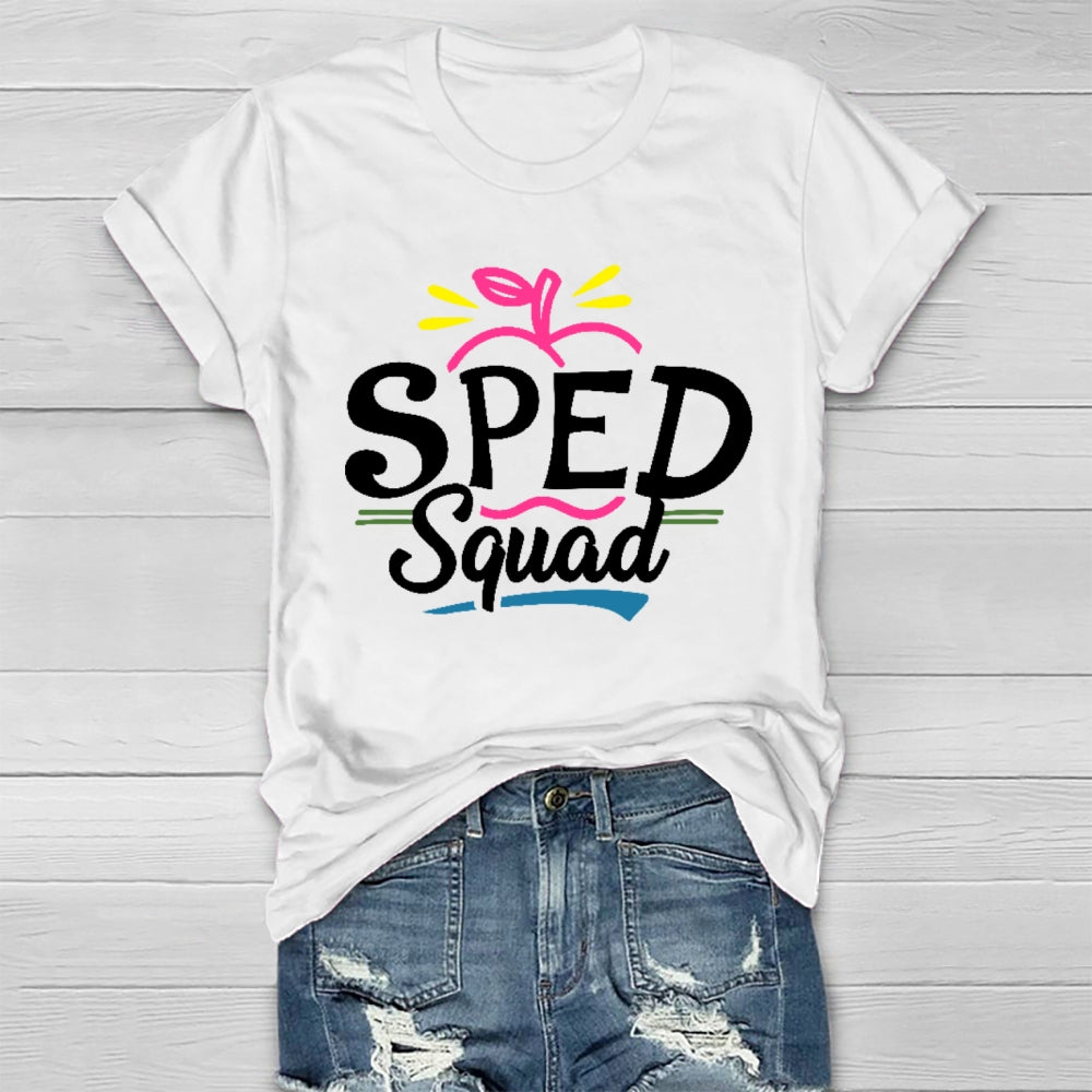 SPED Squad Special Education Healthwear T-shirt