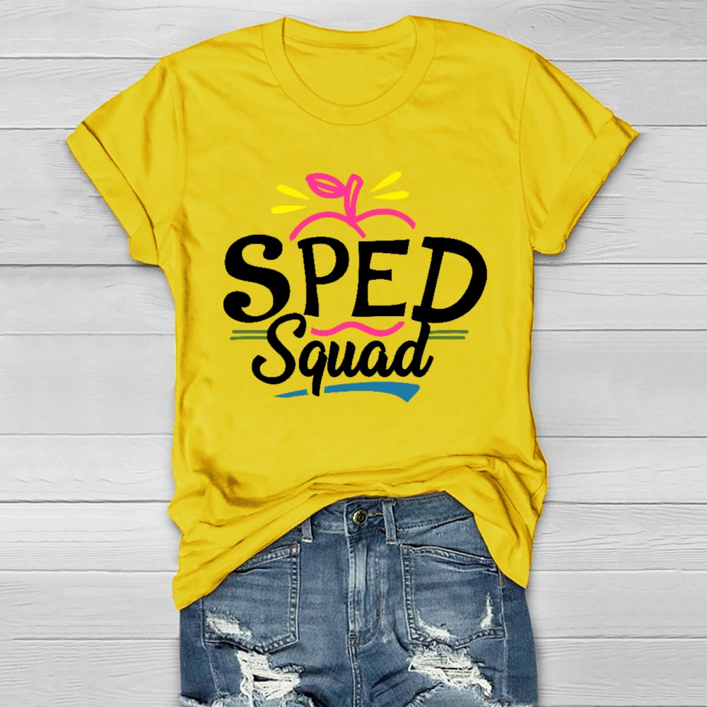 SPED Squad Special Education Healthwear T-shirt