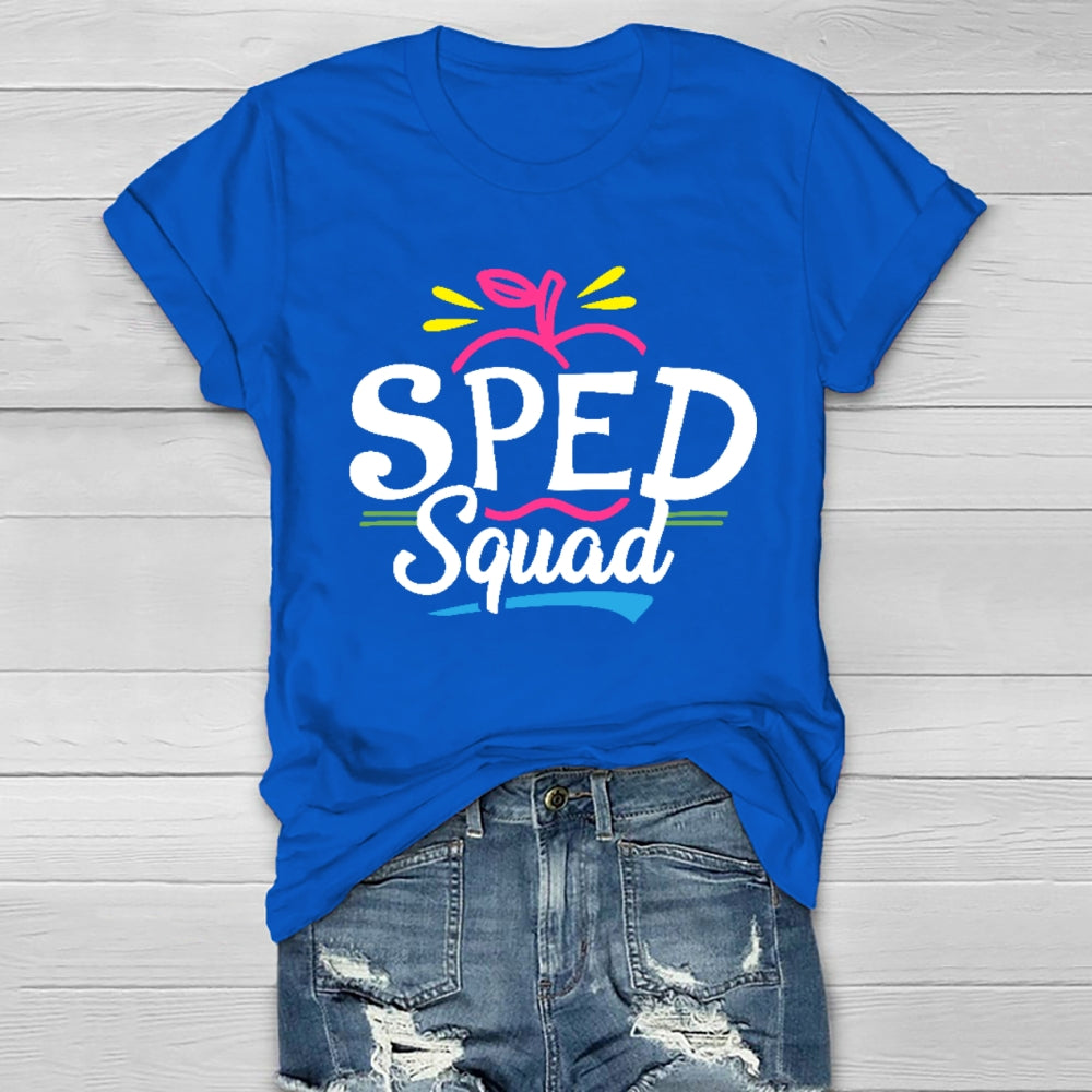 SPED Squad Special Education Healthwear T-shirt