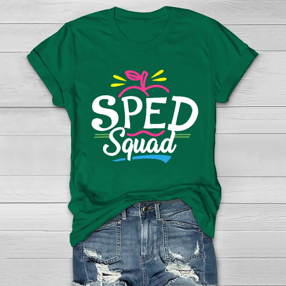 SPED Squad Special Education Healthwear T-shirt