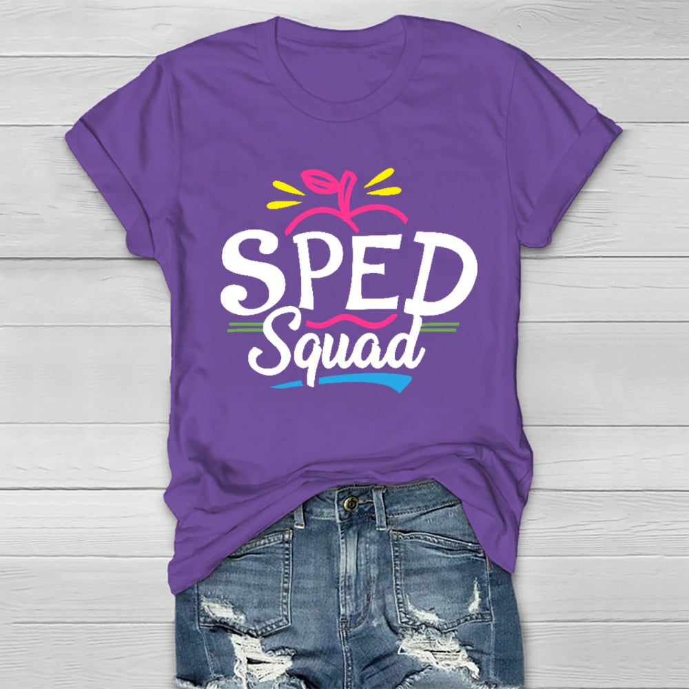 SPED Squad Special Education Healthwear T-shirt