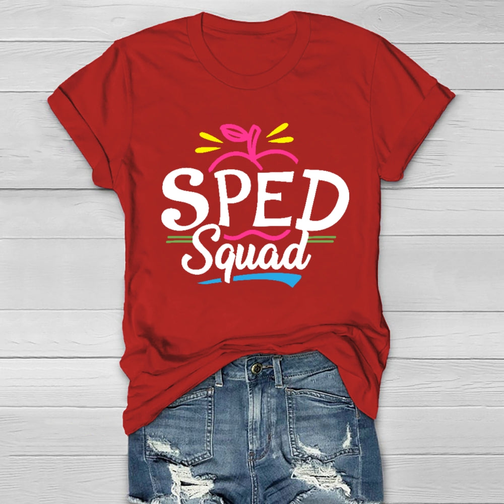SPED Squad Special Education Healthwear T-shirt