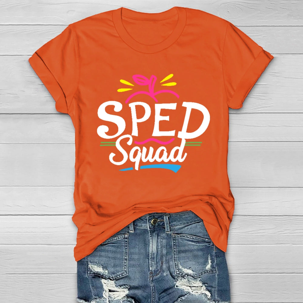 SPED Squad Special Education Healthwear T-shirt