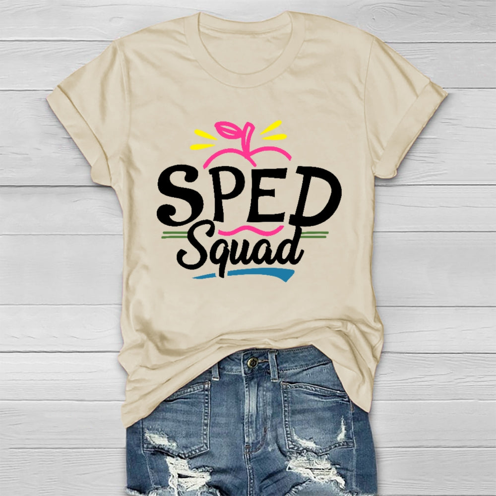 SPED Squad Special Education Healthwear T-shirt