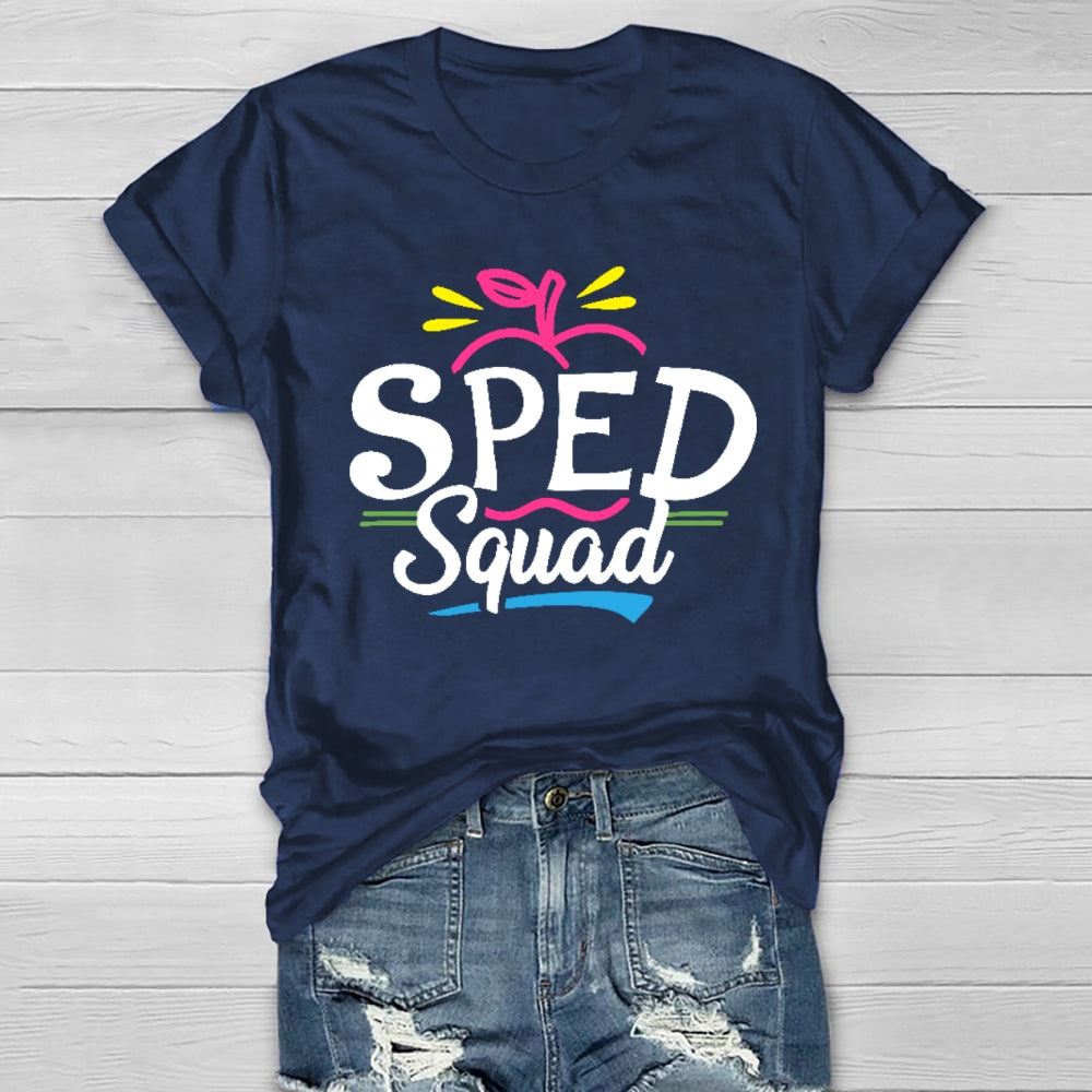 SPED Squad Special Education Healthwear T-shirt