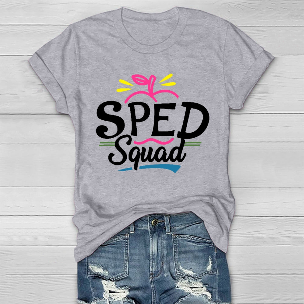 SPED Squad Special Education Healthwear T-shirt