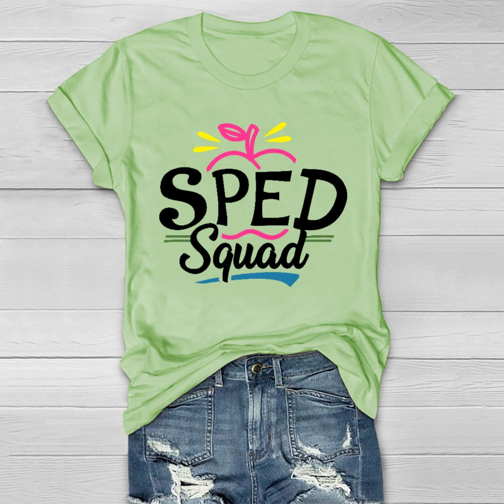 SPED Squad Special Education Healthwear T-shirt