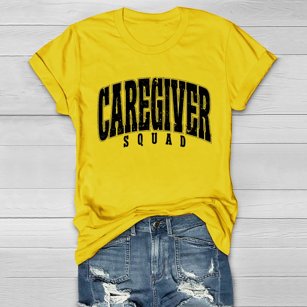 Caregiver Squad Healthwear T-shirt