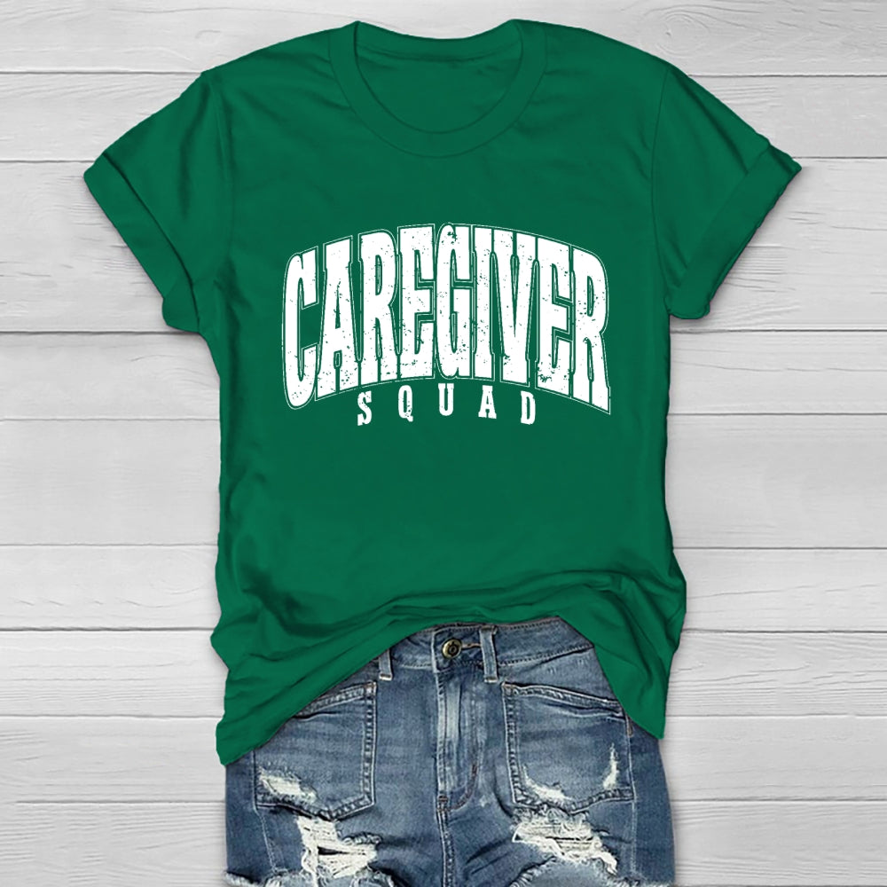 Caregiver Squad Healthwear T-shirt