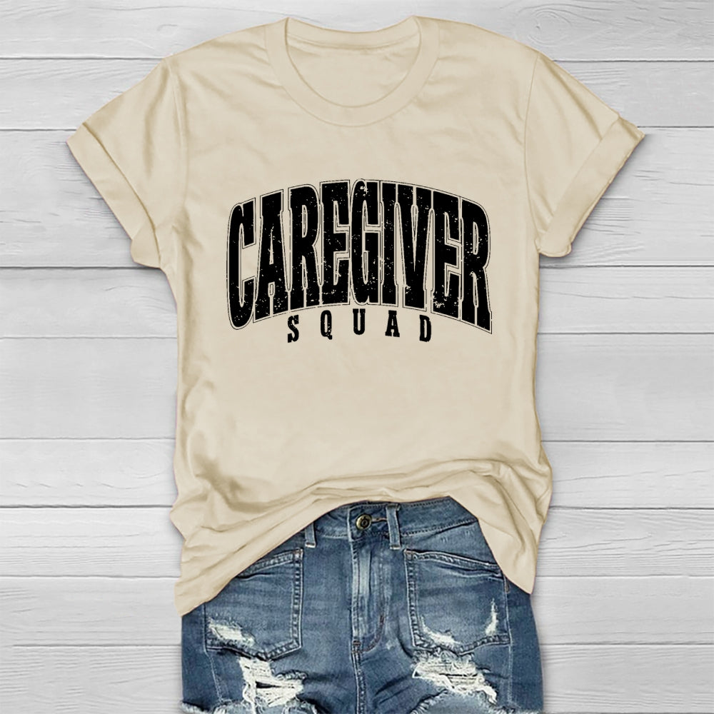 Caregiver Squad Healthwear T-shirt