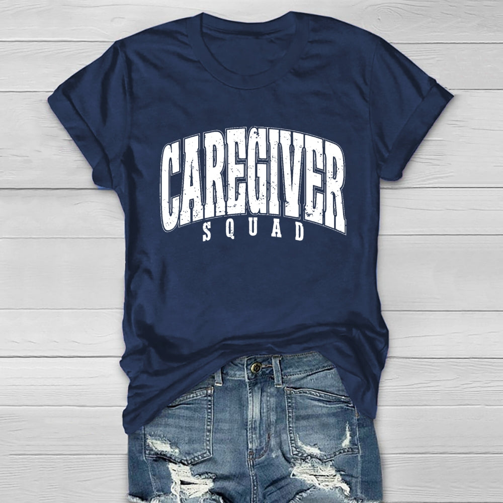 Caregiver Squad Healthwear T-shirt