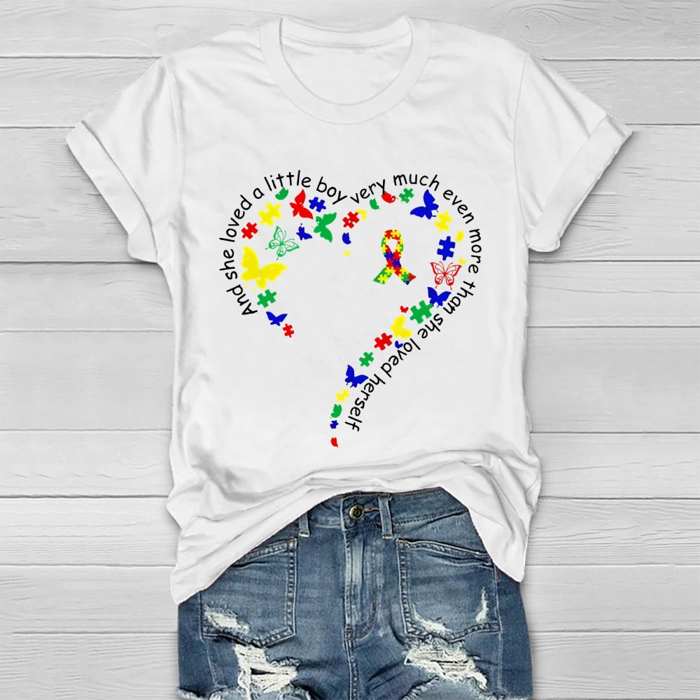And She Loved A Lilltle Boy  Very Much Even More Than She Loved Herself Healthwear T-shirt