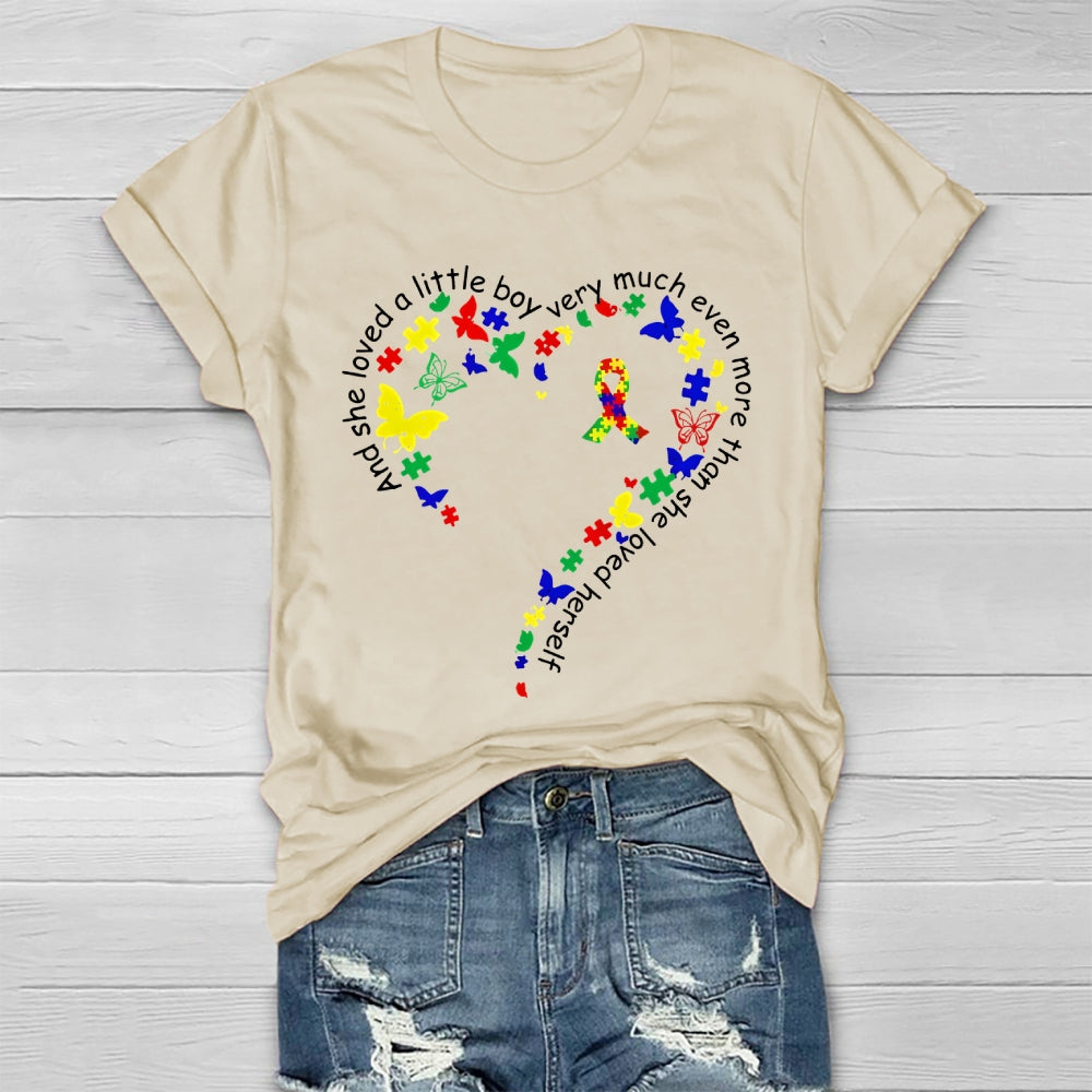 And She Loved A Lilltle Boy  Very Much Even More Than She Loved Herself Healthwear T-shirt