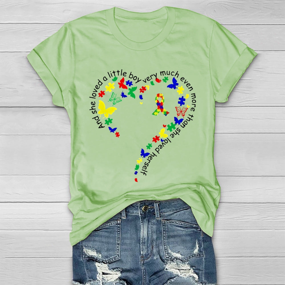 And She Loved A Lilltle Boy  Very Much Even More Than She Loved Herself Healthwear T-shirt