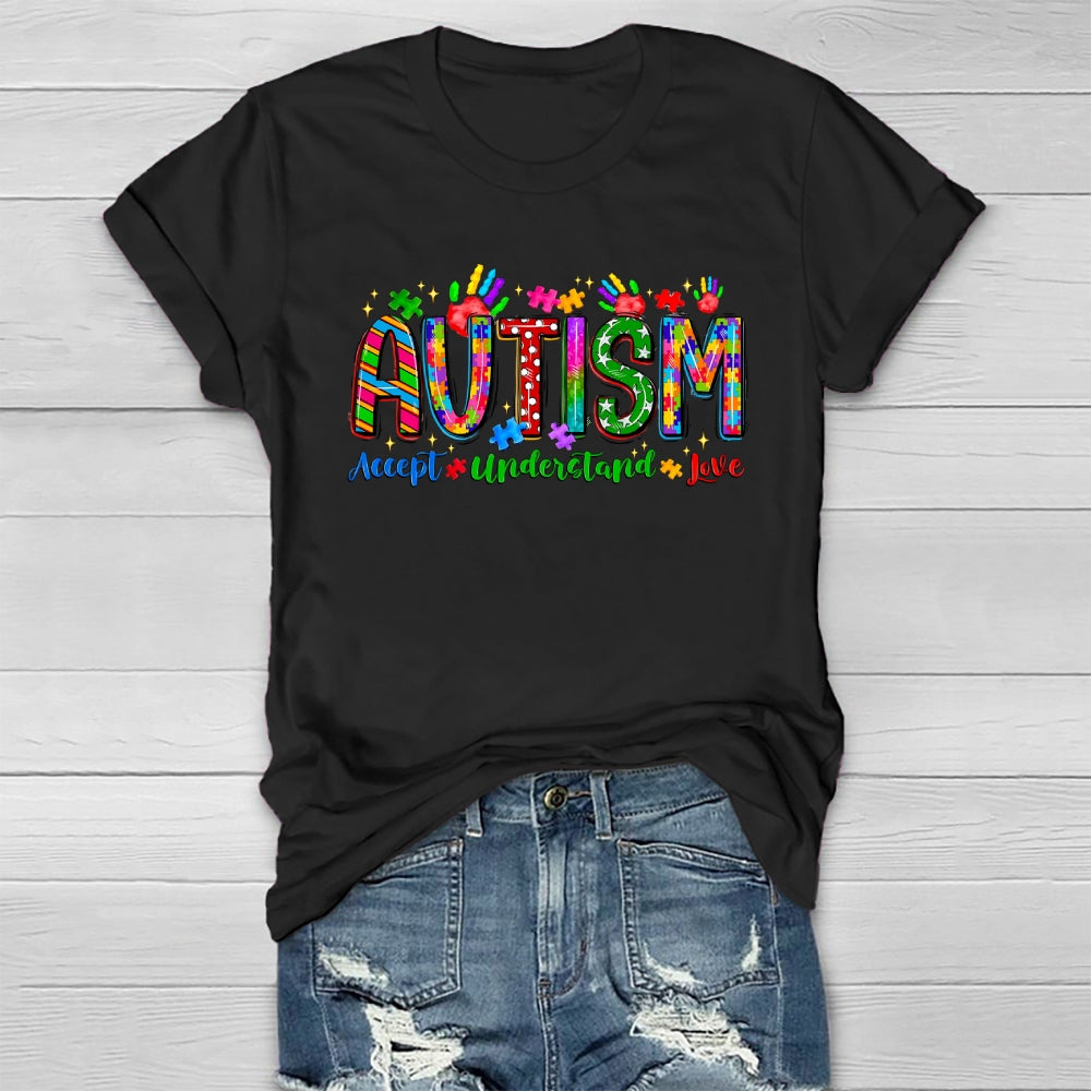 Autism Awareness Accept Understand Love Healthwear T-shirt
