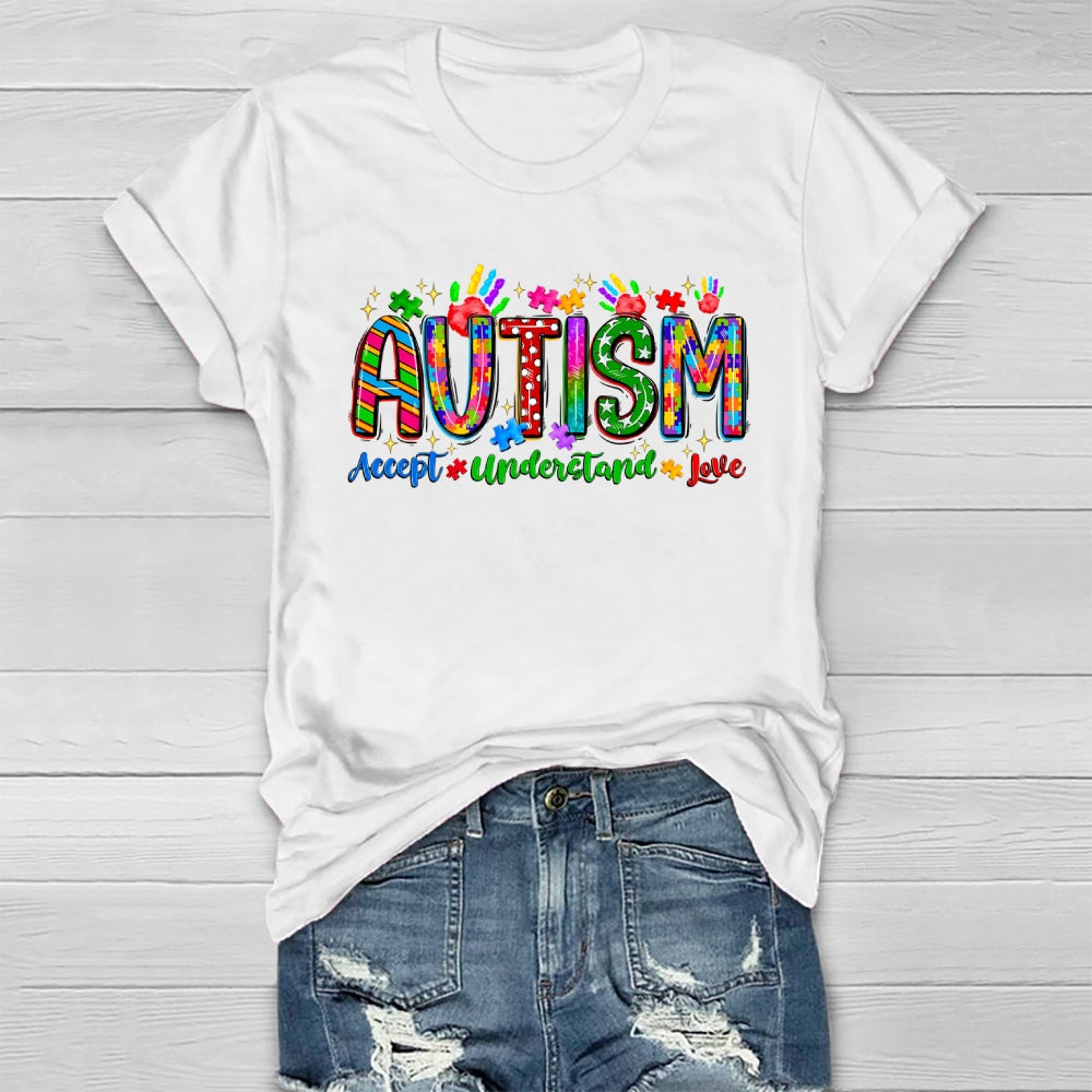 Autism Awareness Accept Understand Love Healthwear T-shirt