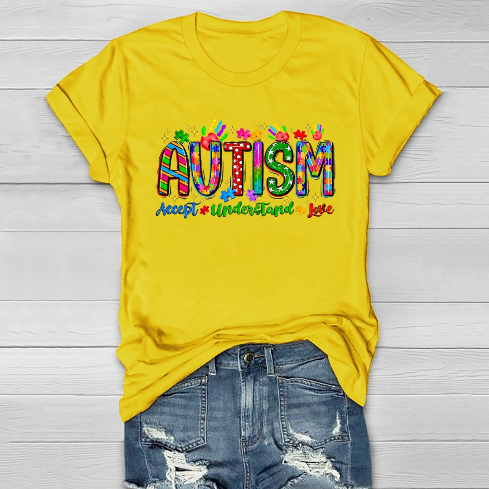Autism Awareness Accept Understand Love Healthwear T-shirt