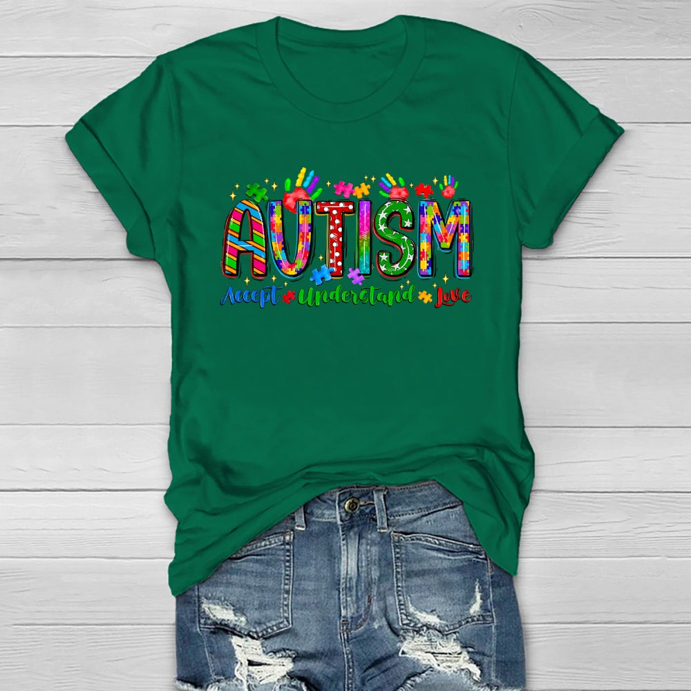 Autism Awareness Accept Understand Love Healthwear T-shirt