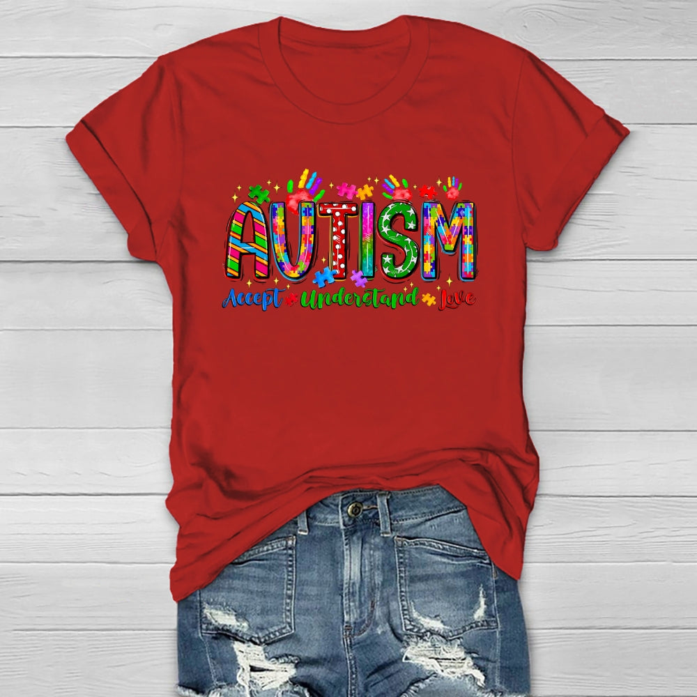Autism Awareness Accept Understand Love Healthwear T-shirt