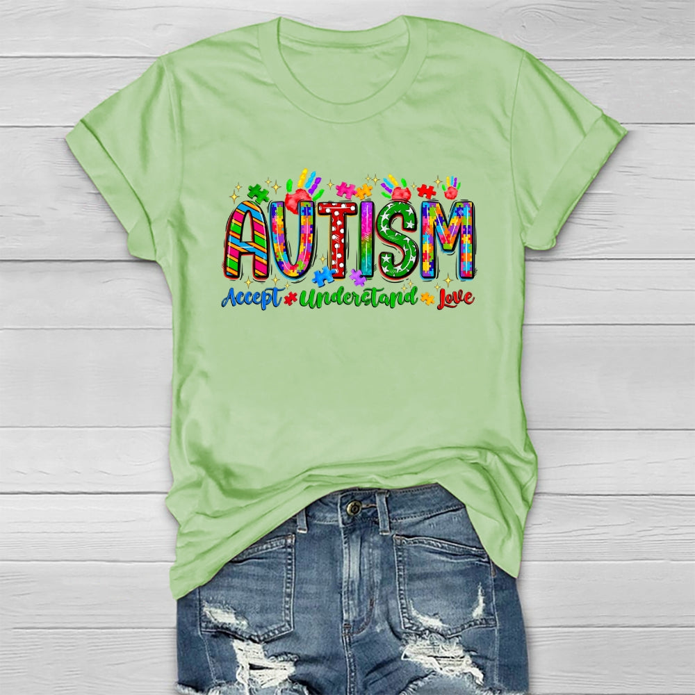 Autism Awareness Accept Understand Love Healthwear T-shirt
