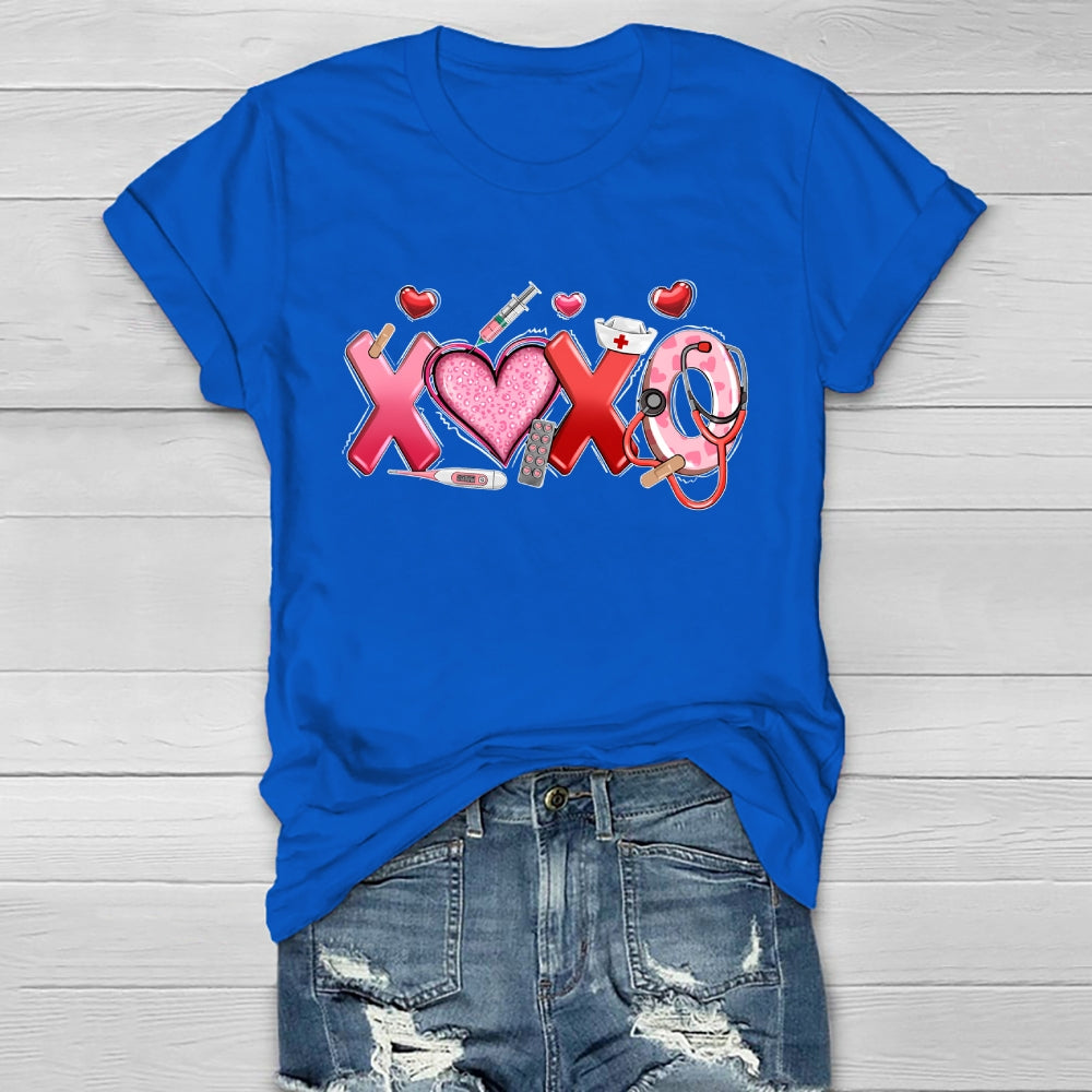 XOXO Nurse Healthwear T-shirt