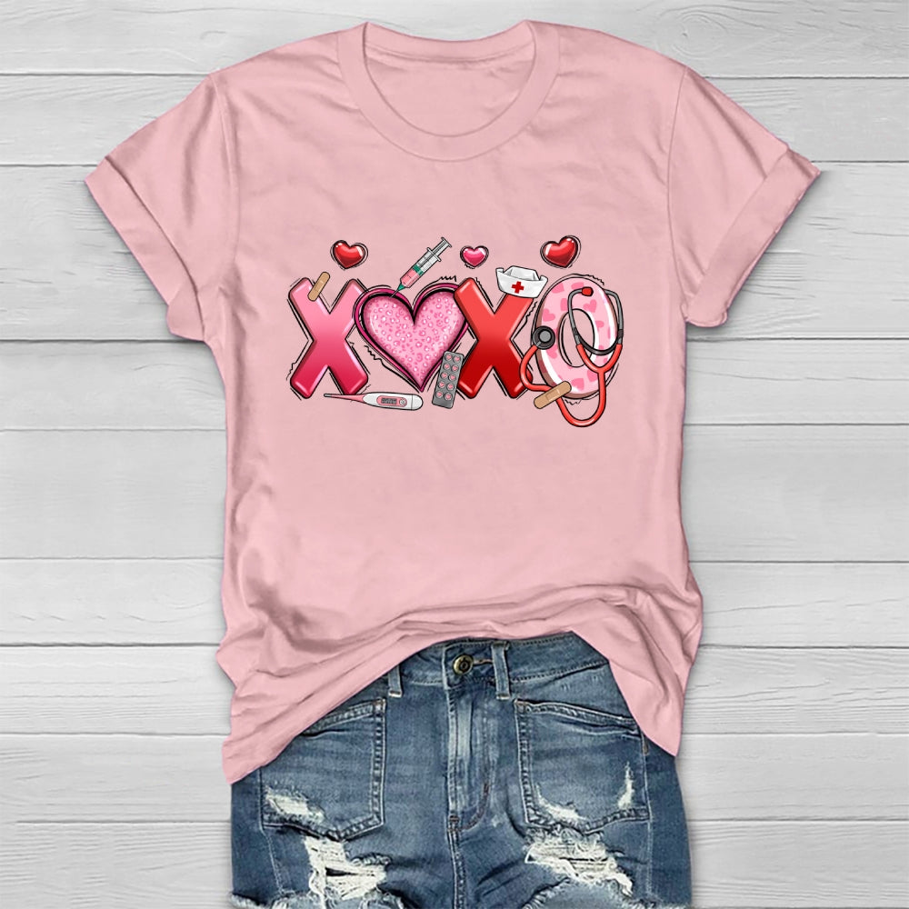 XOXO Nurse Healthwear T-shirt