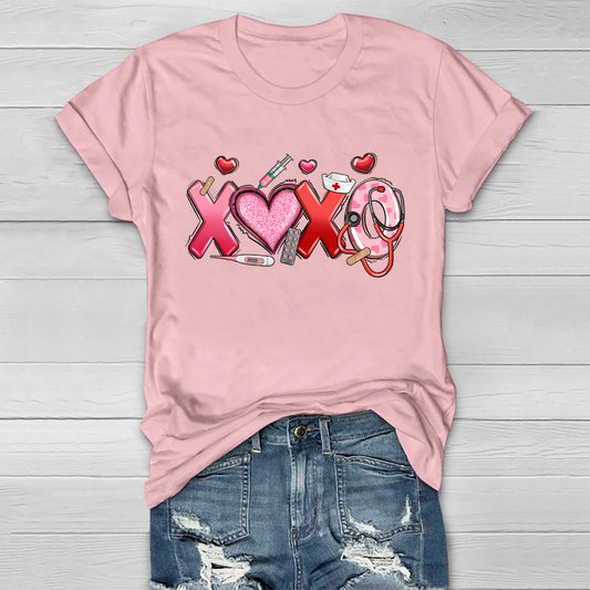 XOXO Nurse Healthwear T-shirt