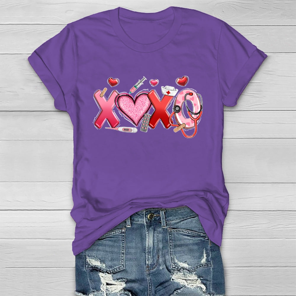 XOXO Nurse Healthwear T-shirt