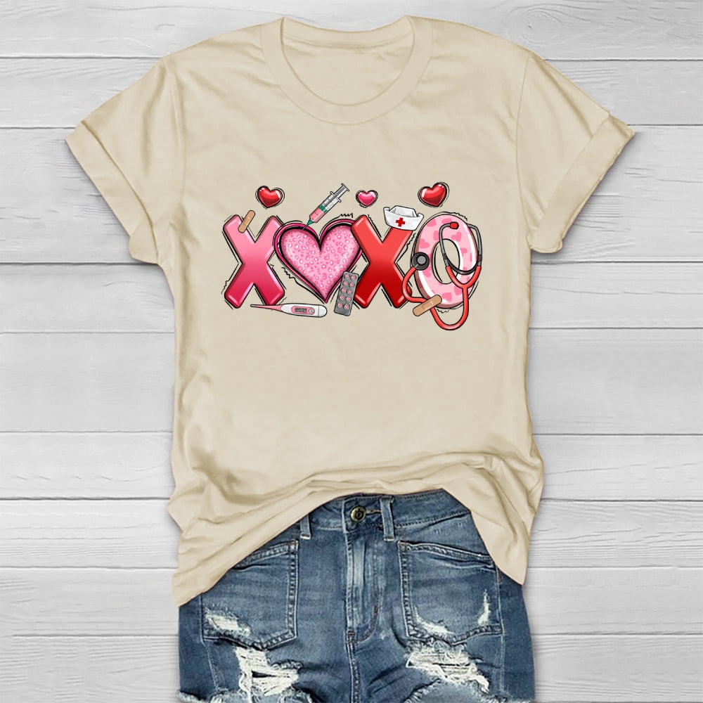 XOXO Nurse Healthwear T-shirt