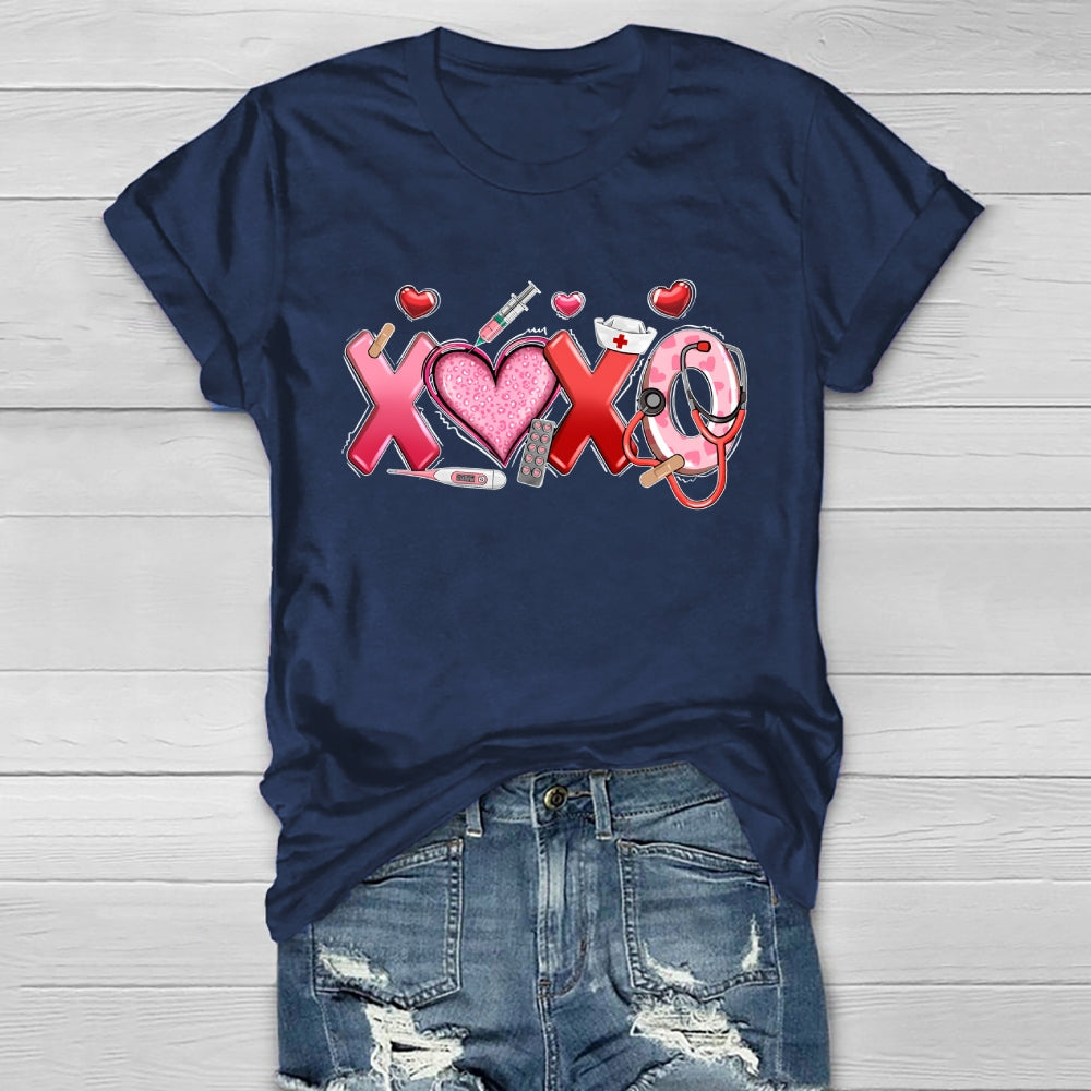 XOXO Nurse Healthwear T-shirt