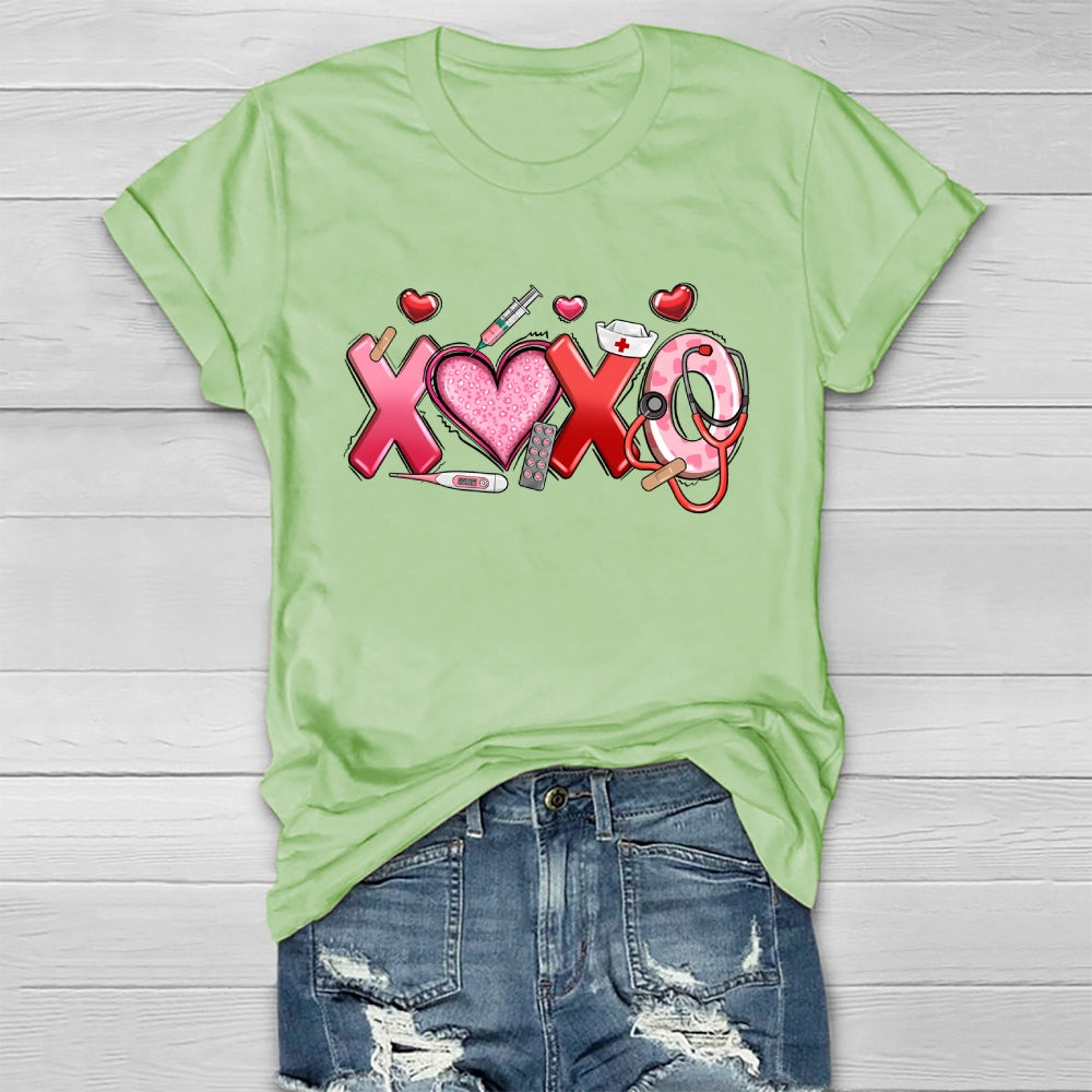 XOXO Nurse Healthwear T-shirt