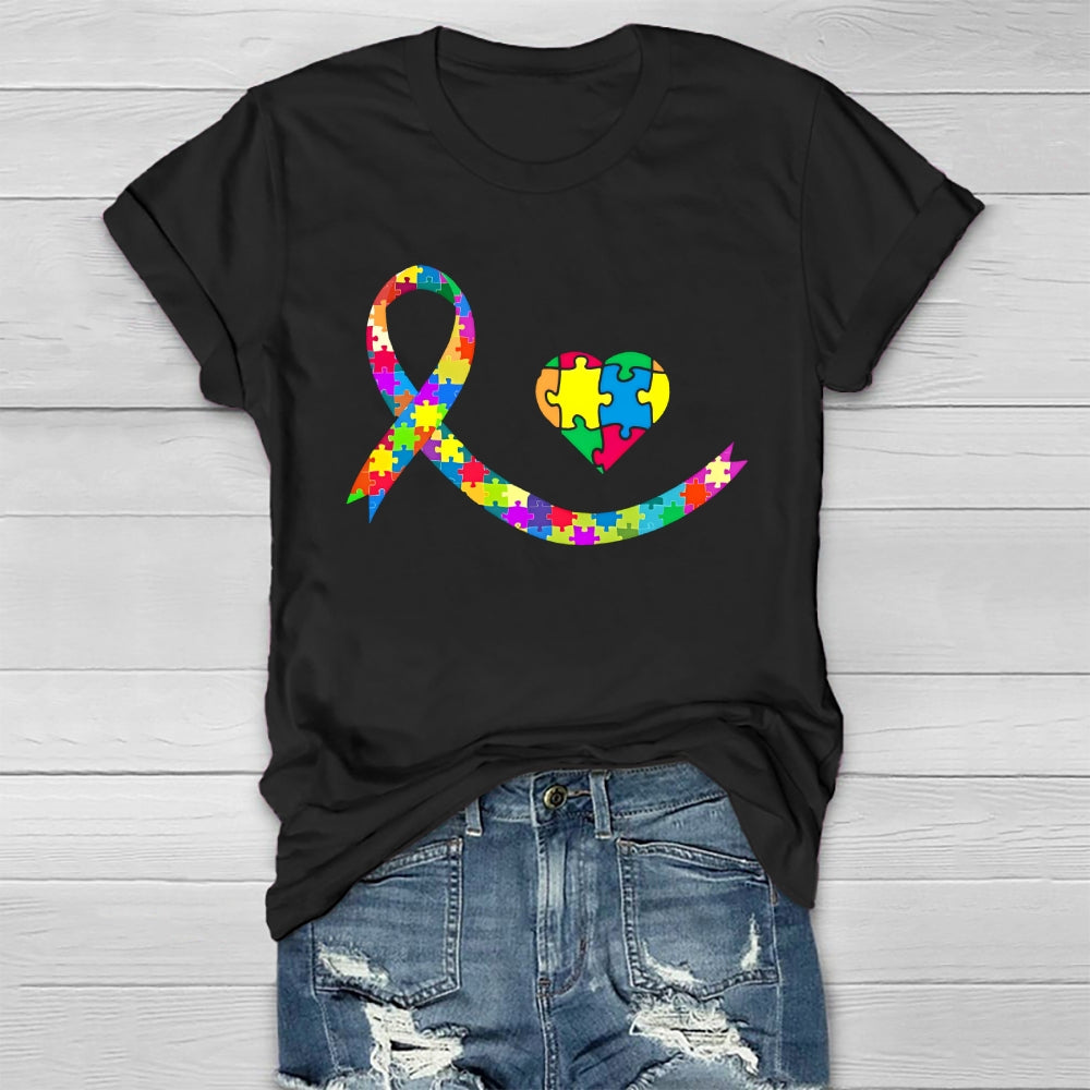Autism Awareness Ribbon Healthwear T-shirt