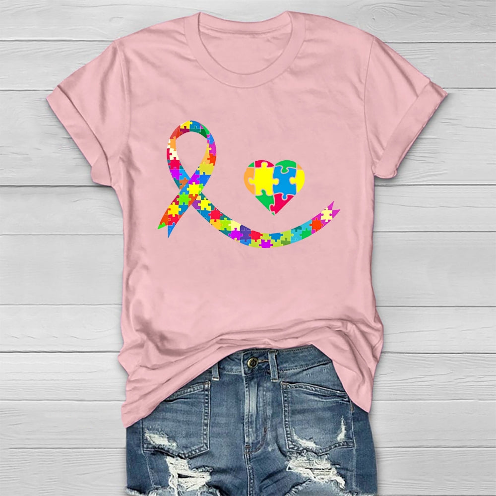 Autism Awareness Ribbon Healthwear T-shirt