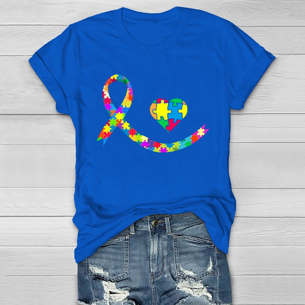 Autism Awareness Ribbon Healthwear T-shirt