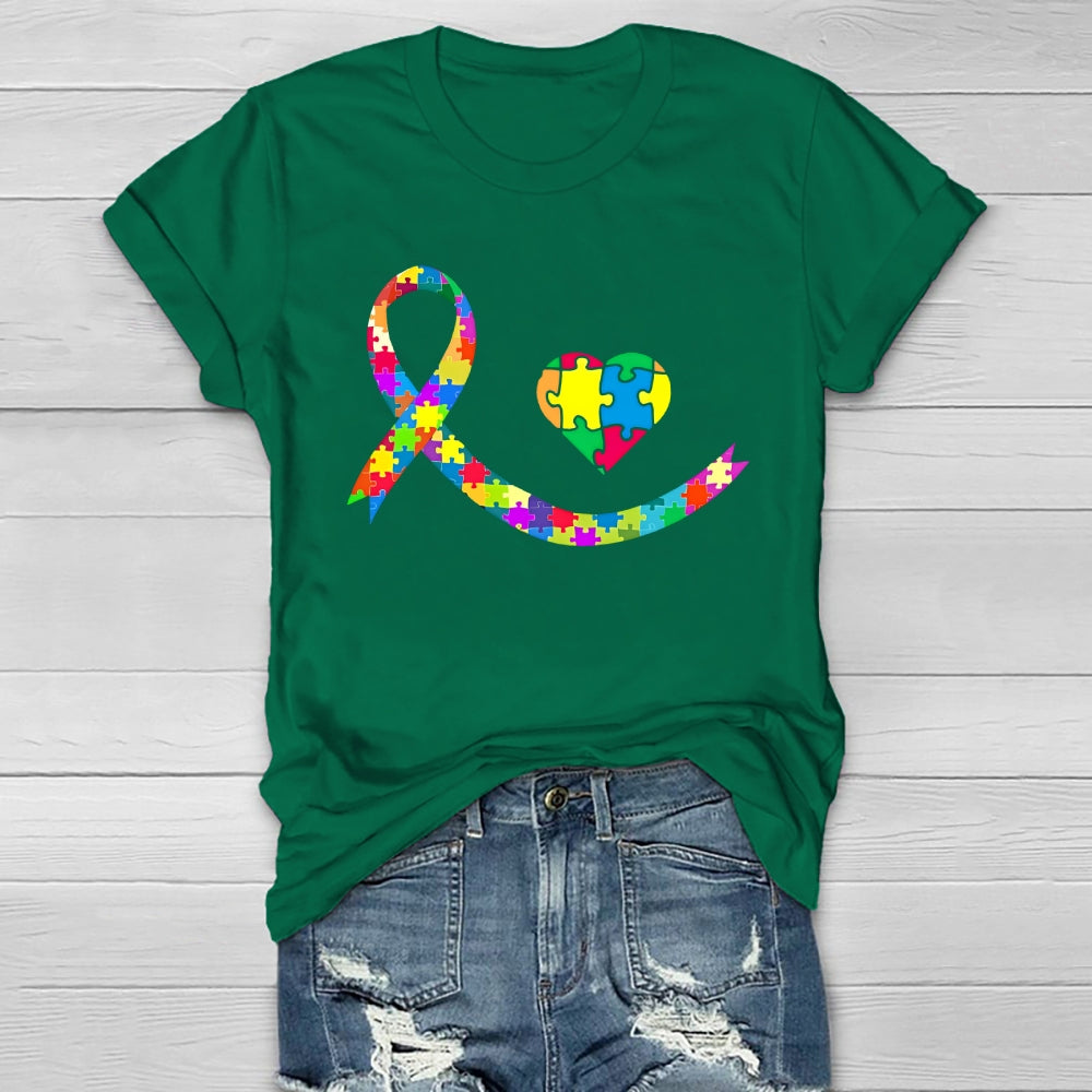 Autism Awareness Ribbon Healthwear T-shirt