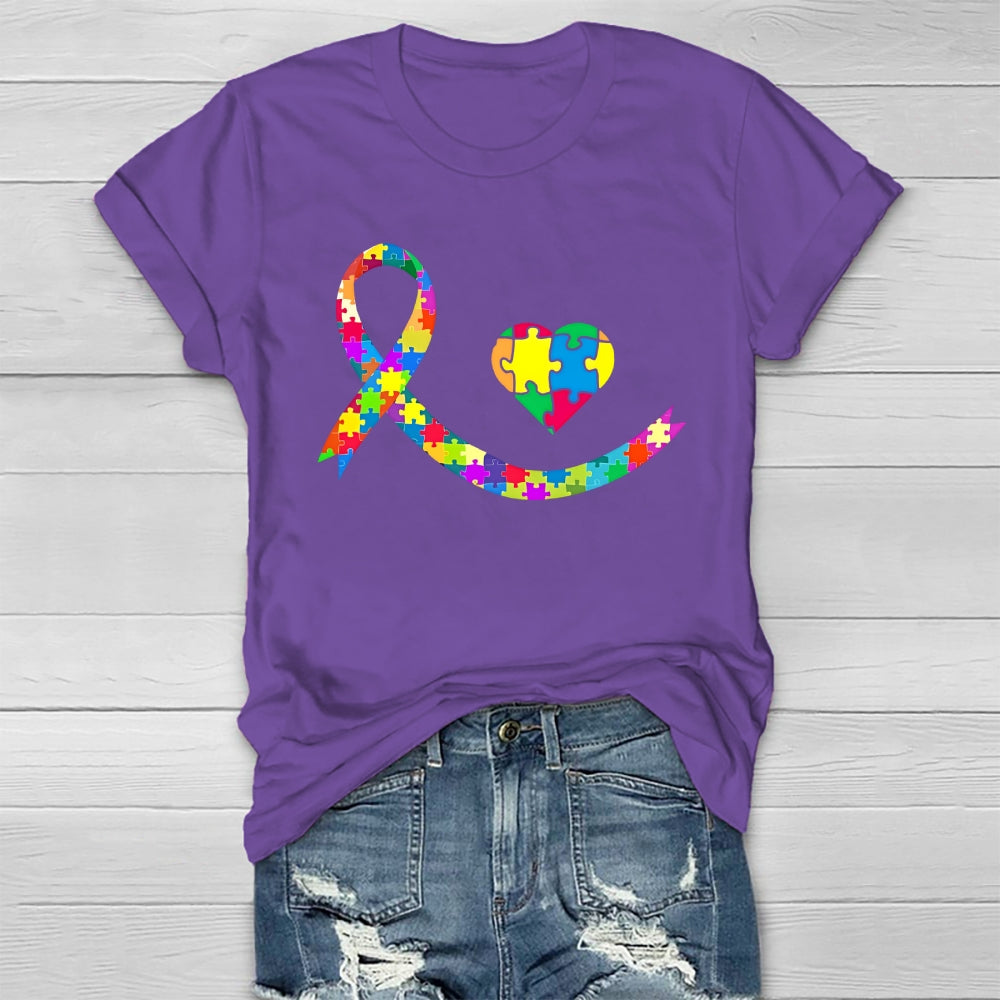 Autism Awareness Ribbon Healthwear T-shirt