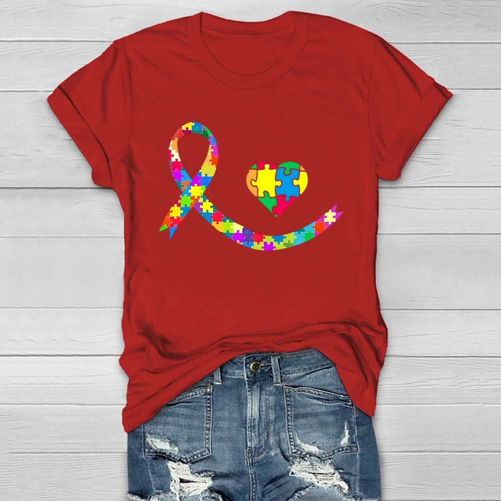 Autism Awareness Ribbon Healthwear T-shirt