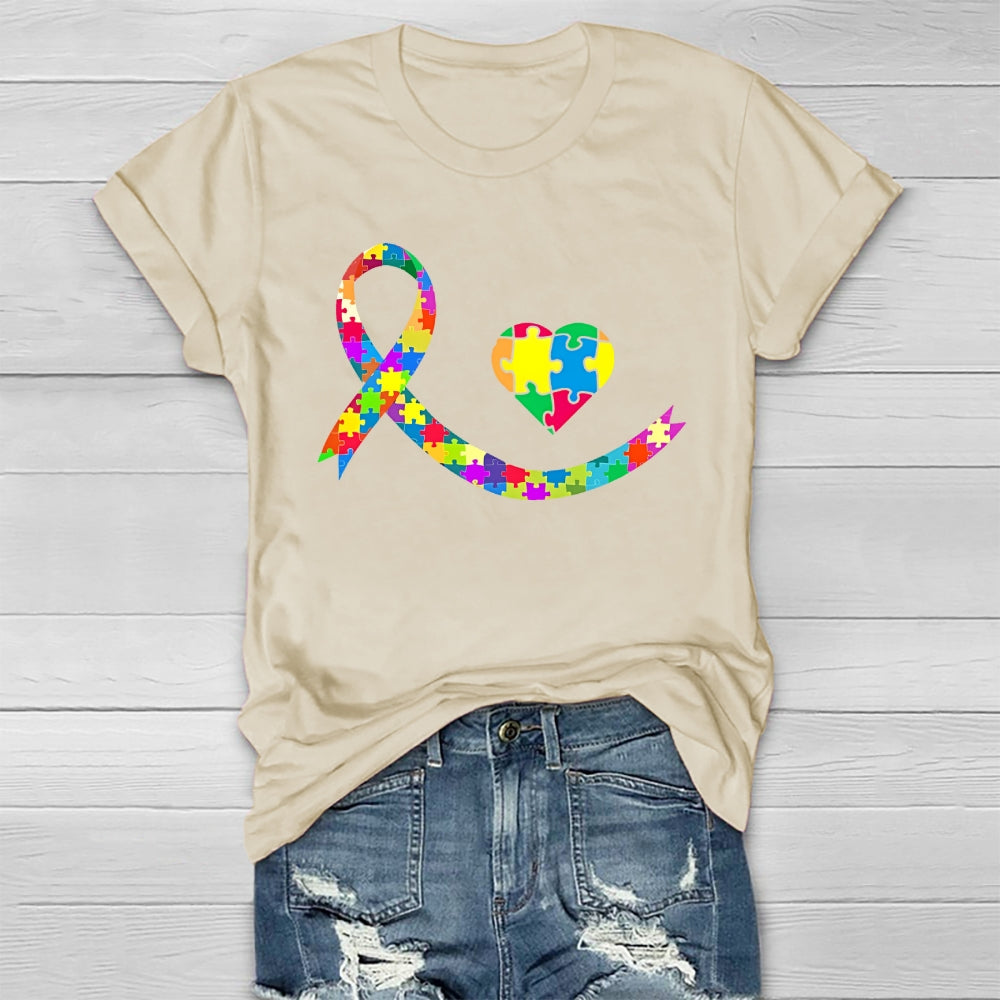 Autism Awareness Ribbon Healthwear T-shirt